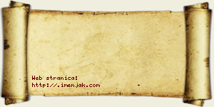 Jagodinka Simijonović vizit kartica